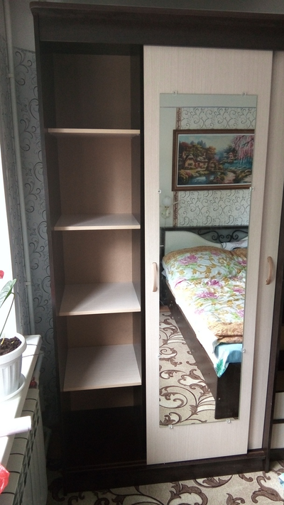 Шкаф купе 2-х дверный "Клён-2" 1,1 м (Бр)