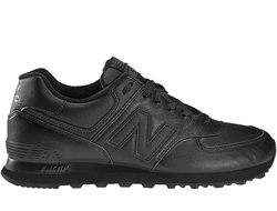 New Balance 574 Triple Black Leather