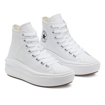 Купить не дорого полностью белые Converse Chuck Taylor All Star Move 568498C