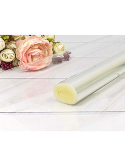 Пленка прозрачная флористическая (40 мкм, 800г), 70см*32м