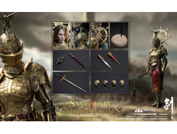 ПРЕДЗАКАЗ - Стражница святилища в золотом - Коллекционная фигурка 1/6 SWORDS OF CHAOS - GOLDEN TEMPLE GUARDIAN (BRASS EDITION) (SW002) - COOMODEL ?ЦЕНА: 43700 РУБ.?