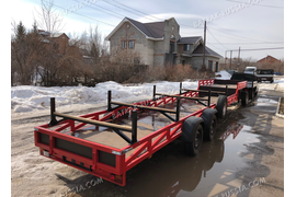 ВИС 2345 СЕДЕЛЬНЫЙ ТЯГАЧ С ПОЛУПРИЦЕПОМ, НИЗКОРАМНЫЙ С ПОДКАТНОЙ ТЕЛЕЖКОЙ