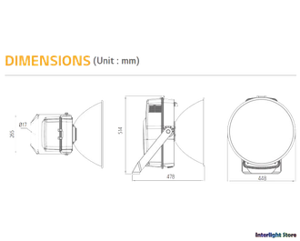 LG PSF1031A 1000W 6500K 120° IP65