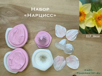 Молд + силиконовый вайнер НАБОР «Нарцисс» (ELF_decor)