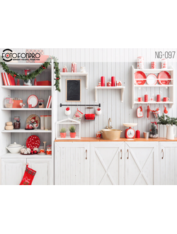 Фотофон виниловый «Утро на кухне»