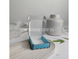 Коробка с откидной крышкой 60*80*20 мм ГОЛУБОЙ