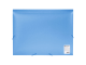 Папка на резинках BRAUBERG "Office", голубая, до 300 листов, 500 мкм, 228078
