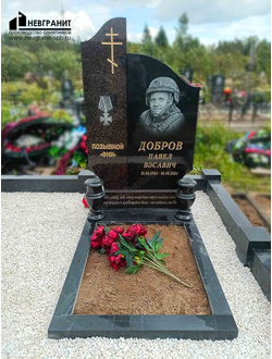 Памятник красивый военному сво на могилу  497