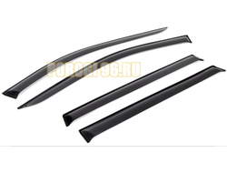 Дефлекторы окон AutoFlex, литьевой ПММА для Skoda Rapid 2013-/Volkswagen Polo 2020-