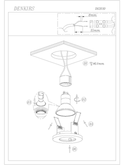 Светильник Denkirs DK3493-WB