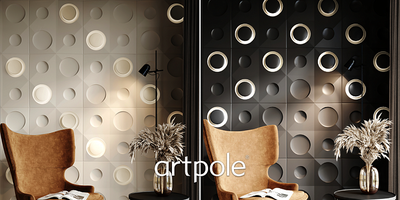 Гипсовая панель BALANCE platinum артикул M-0084pl