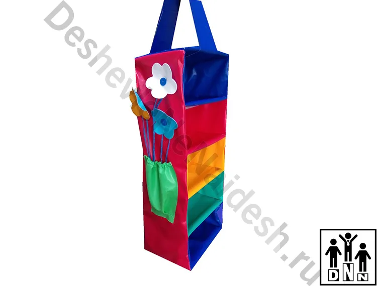 Детская этажерка красная