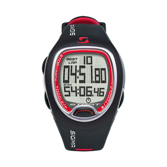 Часы спортивные SIGMA SC-6.12 BLACK/RED (6 функций) 26120