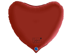 Сердце Рубиновый красный (размер 91см)