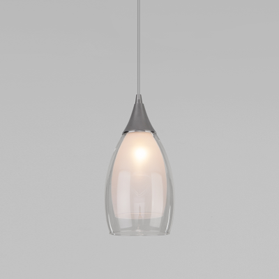 50085/1 ХРОМ Подвесной светильник со стеклянным плафоном Cosmic