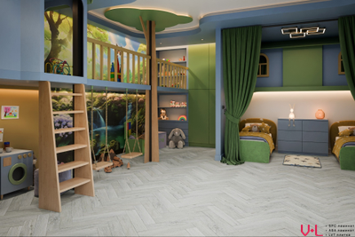 Кварцвиниловая плитка Damy Floor London LVT Кардифф / Cardiff 191023EL-05-LVT