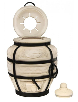 Тандыр Амфора Охотник c откидной крышкой