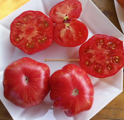 Томат Диковинный цветок розовый
