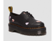 Dr Martens 1461 Leather Heart Platform Shoes