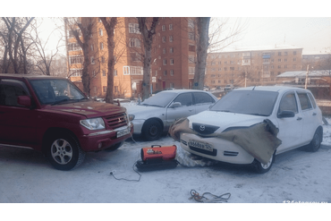 Отогрев Mazda Demio Красноярск Октябрьский район улица Киренского