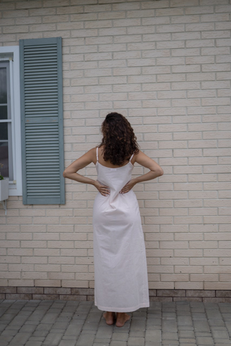 Сорочка из батиста (персиковая)