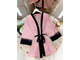 Домашняя одежда Виктория Сикрет 4в1 трикотаж в рубчик цвет розовый