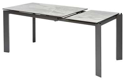 Стол CORNER 120 ITALIAN DARK GREY Серый мрамор глянцевый, керамика/ GREY1 М-City