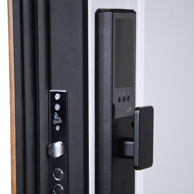 Стальная дверь   Макс 3D (биометрический замок Y12). Заказная модель.