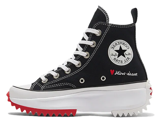 Converse Run Star Hike Black Made With Love высокие
