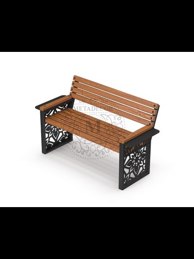 Metadecor Уличная скамья садовая Город от Метадекор Модена Modena