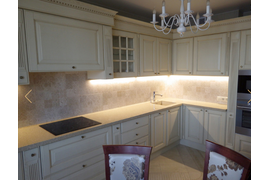 Светодиодная подсветка рабочей зоны кухни г. Казань.