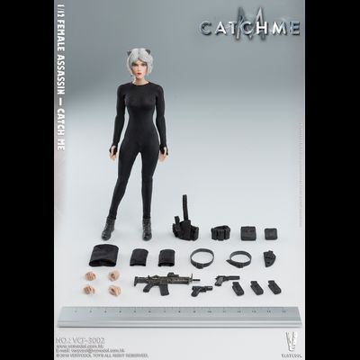 Девушка-ассасин - Коллекционная ФИГУРКА 1/12 Palm Treasure Series — Female Assassin "Catch Me” (VCF-3002) - VERYCOOL