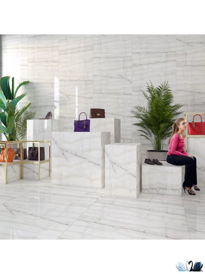 Керамогранит Maimoon Bianco Onyx 60 х 120 см glossy белый полированный