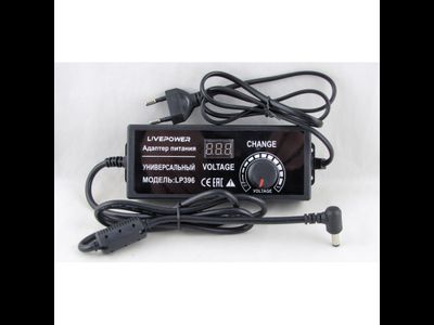 Блок питания универсальный  LP396  3-12V/10A LCD+регулировка  (5,5*2,5)
