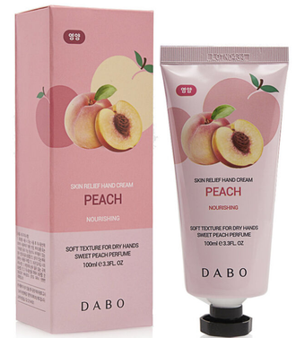 Крем с экстрактом персика DABO Skin Relief Peach Nourishing Hand Cream  100 мл