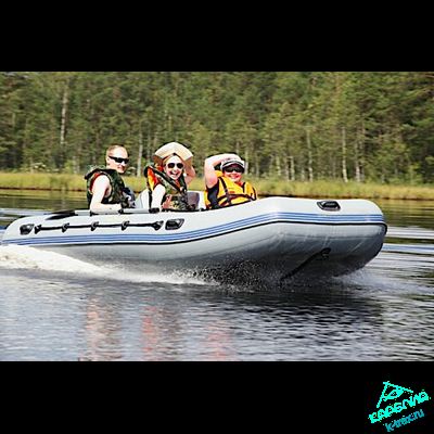 Лодка ПВХ Адмирал 410 Серая