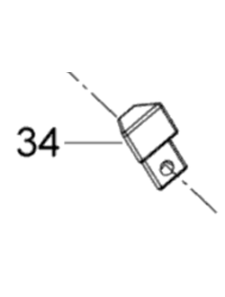 Суппорт оригинал BRP 509000609 для BRP LYNX/Ski-Doo 600 H.O., REV-XU 1200