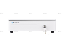 Денежный ящик с купюрами и монетами