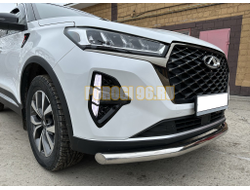 Защита переднего бампера ПапаТюнинг d60 для Chery Tiggo 7 Pro Max 2022-2024