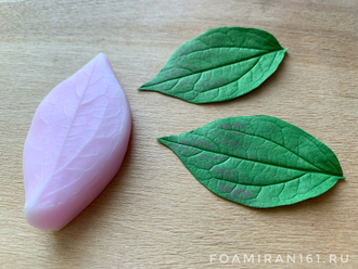 Молд «Лист жасмина (чубушник) #2» (ELF_decor)