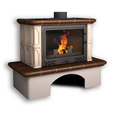 Изразцовый камин КимрПечь Гефест