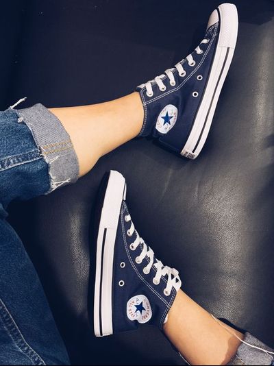 Кеды Converse All Star синие высокие