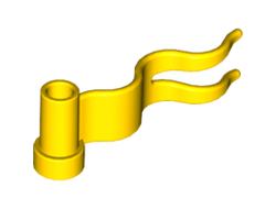 Flag 4 x 1 Wave Right, Yellow (4495b / 4593753 / 6250272 / 6268959)