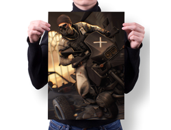 Плакат PlayerUnknown’s Battlegrounds, PUBG, ПУБГ №8