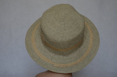 Стефания Майороли 16163 шляпа бежевосерая