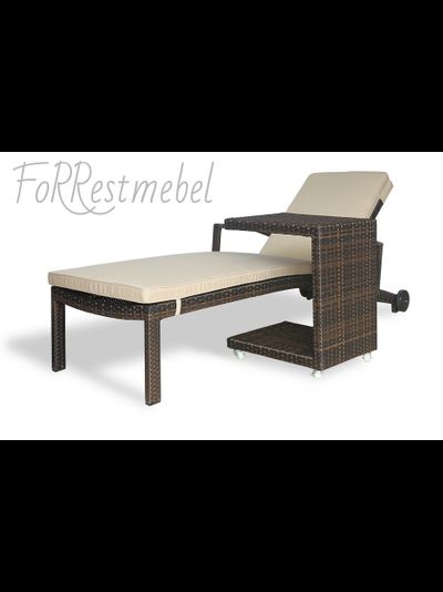 Плетеный шезлонг Milano