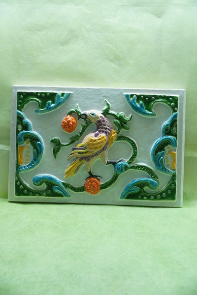 Соловей и праздник урожая (фасадный изразец)