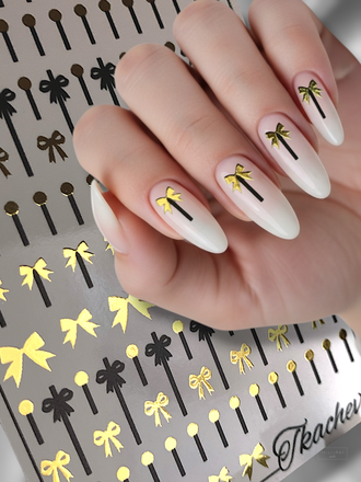 Слайдер-дизайн MilliArt Nails Металл MTL-281