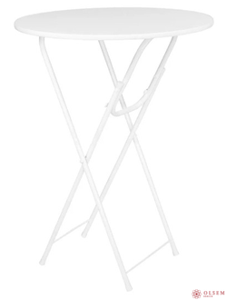 Стол коктейльный складной D.800, белый