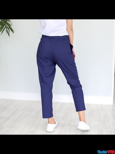 Брюки-бананы DOCLIKE DL216 Ниагара синие